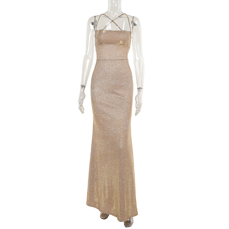 Bareback Strap Fish Tail Spicy Girl Bag Hip Strap Dress - Image 6