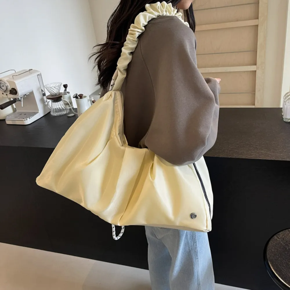 Ruched Large Tote Bag - Image 10