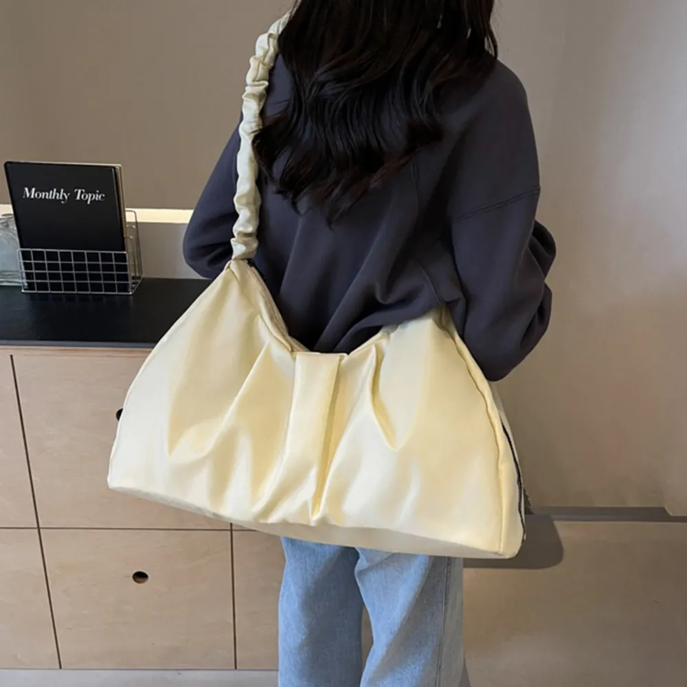 Ruched Large Tote Bag - Image 11