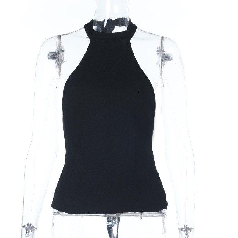 Hanging neck sexy hot girl with suspender top - Image 5