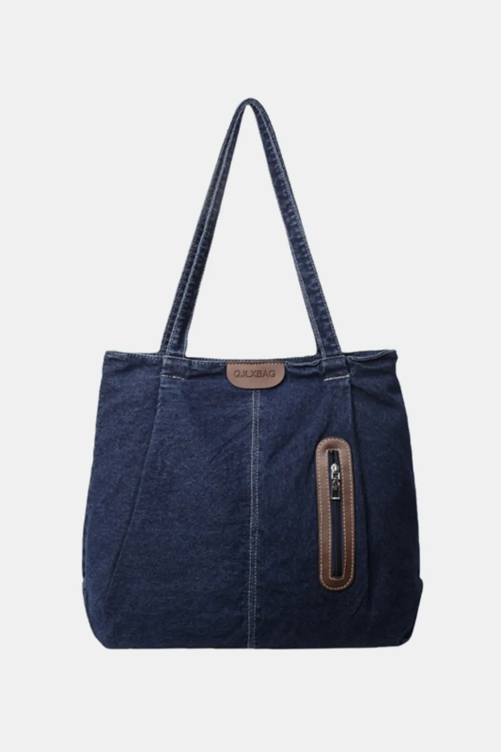 Medium Denim Tote Bag - Image 14