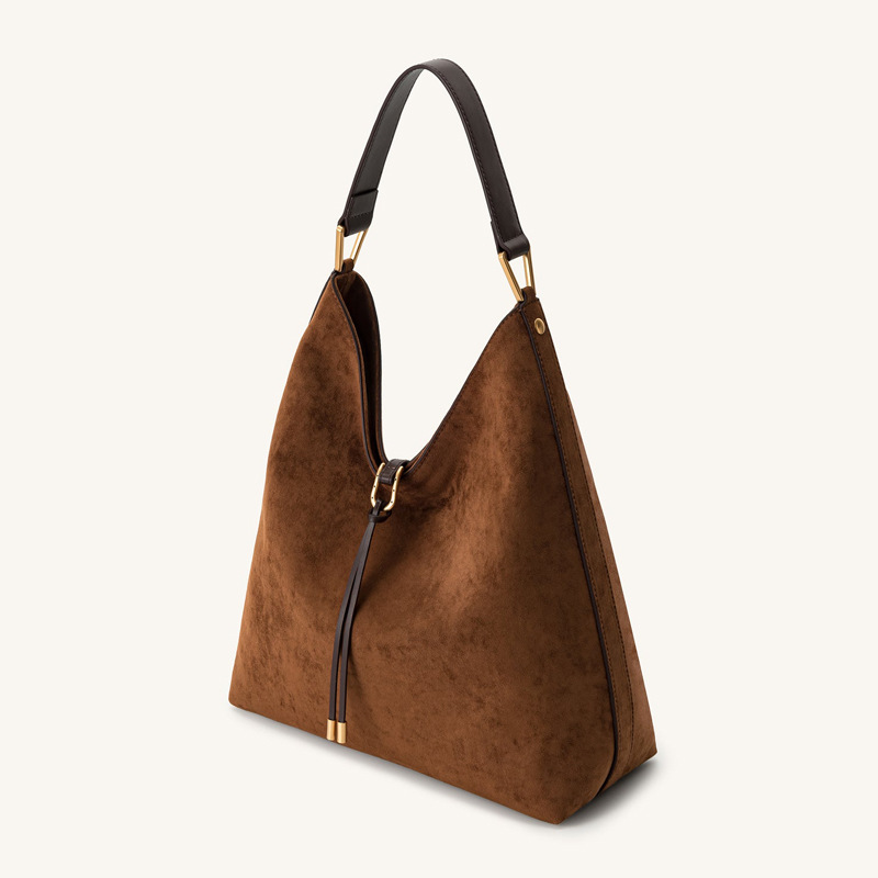Tote bag with large capacity and lazy feeling single shoulder armpit bag - Image 3