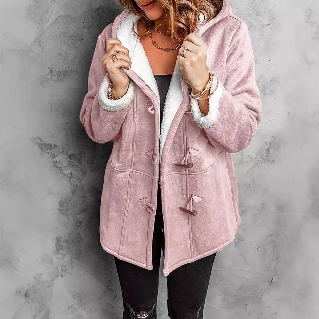 Women's mid to long windbreaker coat jacket - Image 5