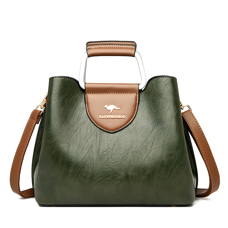 Cross shoulder bag women's handbag women's bucket bag - Image 11