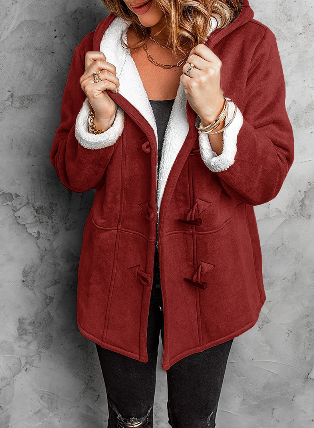 Women's mid to long windbreaker coat jacket - Image 7
