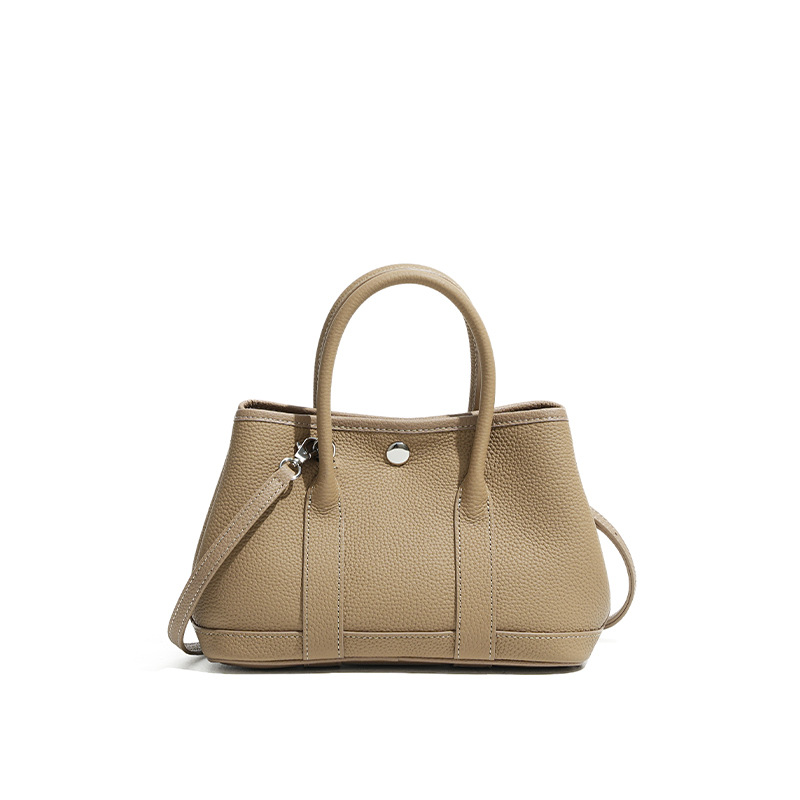 Leather crossbody women's bag hand-held mini garden bag - Image 8